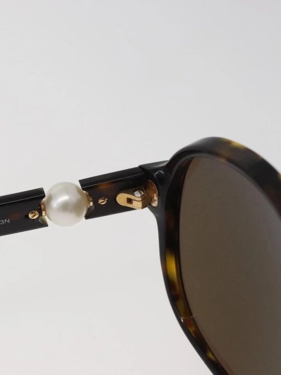 CHANEL Tortoise Sunglasses plastic Brown CC Auth 162588 main image 11